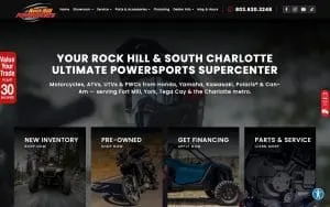 Rock Hill Powersports website