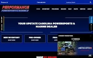 Performance PowerSports & Marine website