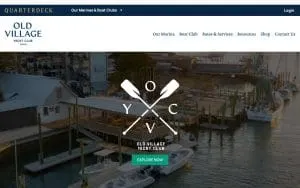Old Village Yacht Club website