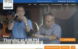 Upstate Auto Auction of Spartanburg website