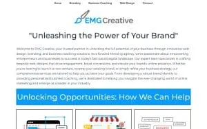 EMG Creative website