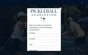 Pickleball Charleston website