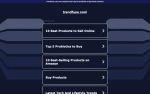 Trend Fuse website
