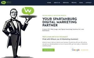 Wilson Digital Marketing website
