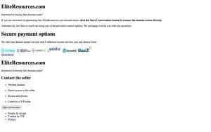 Elite Resources Inc website