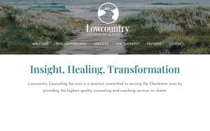 Lowcountry Counseling Services LLC website