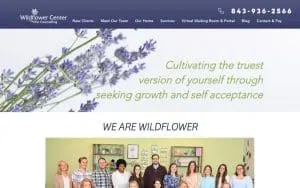 Wildflower Center for Counseling website