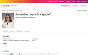 Jacqueline Joyce Granger, MD