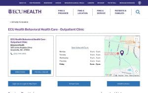 ECU Health Psychiatric Medicine - Outpatient Clinic