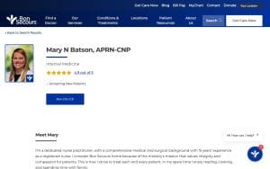 Mary N Batson, APRN-CNP
