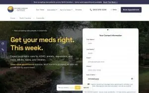 Eastern Carolina Psychiatry and Mental Health website