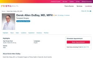 Derek Allen DuBay, MD