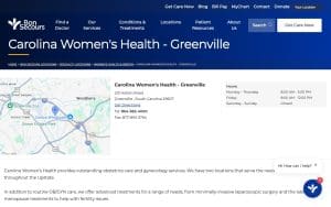 Carolina Women's Health - Greenville