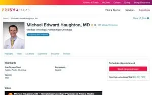 Michael Edward Haughton, MD of Easley website
