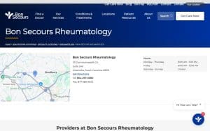 Bon Secours Rheumatology