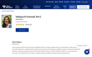 Melissa R Grinnell, PA-C