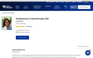 Muthamma J Machimada, MD