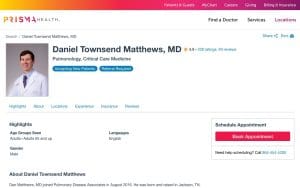 Daniel Townsend Matthews, MD