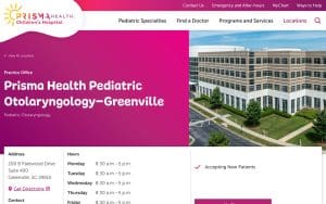 Prisma Health Pediatric Otolaryngology–Greenville