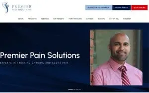 Premier Pain Solutions of Asheville website