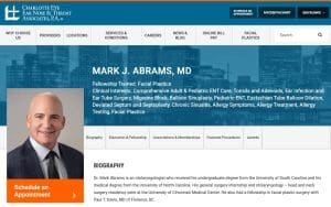 Mark Abrams, MD – Charlotte Eye Ear Nose & Throat Associates, P.A.