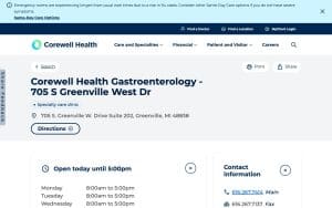 Corewell Health Gastroenterology – 705 S Greenville West Dr