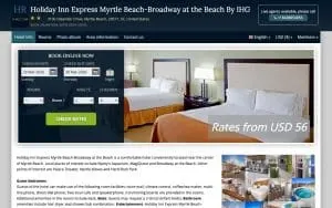 Holiday Inn Express Myrtle Beach-Broadway@The Beach by IHG website