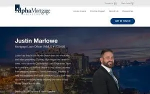 Alpha Mortgage Advantage of Myrtle Beach website