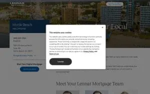 Lennar Mortgage, LLC Myrtle Beach website