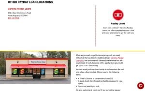 Carolina Title Loans, Inc.