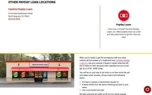 Carolina Title Loans, Inc. of Myrtle Beach website