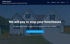 All Star Financial of Murrells Inlet website
