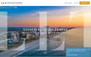 Lindsay Leonard Temple, CPAs of Murrells Inlet website