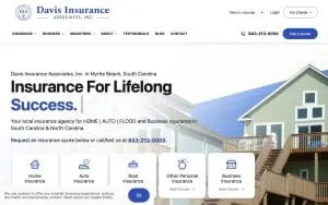Davis Insurance Associates, Inc. of Myrtle Beach website