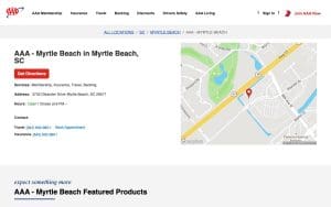 AAA - Myrtle Beach