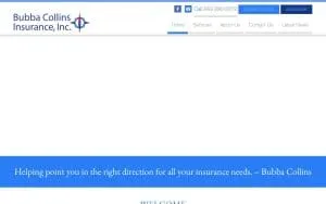 Bubba Collins Insurance, Inc website