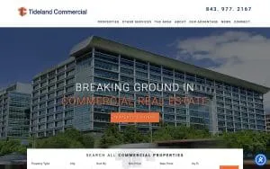 Tideland Commercial website