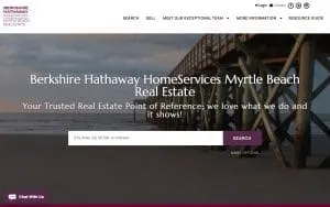 Berkshire Hathaway HomeServices Myrtle Beach Real Estate website
