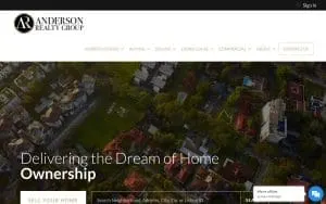 Anderson Realty Group Coastal website