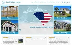 Carolina Bays Real Estate and Construction website