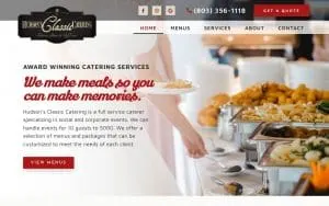 Hudson's Classic Catering of Lexington website