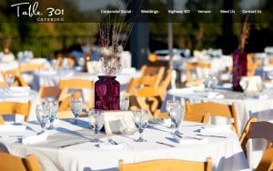 Table 301 Catering