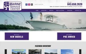 Marine Service Center of Myrtle Beach website