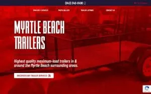 Myrtle Beach Trailers website