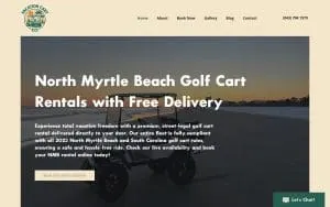 Vacation Cart Co website