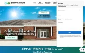 GHR Center for Addiction Recovery and Treatment website