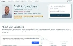 Matt Sandberg - Thrivent website