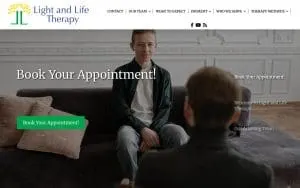 Light and Life Therapy website