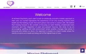 Allheartpsychiatry website