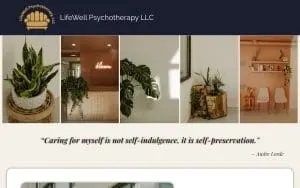 LifeWell Psychotherapy LLC website